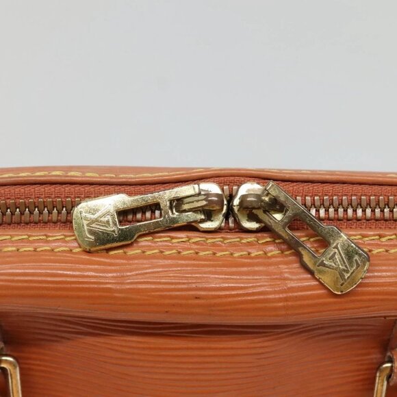 LOUIS VUITTON Epi Porte Documents Voyage Bag Zipangu Gold - Picture 13 of 16
